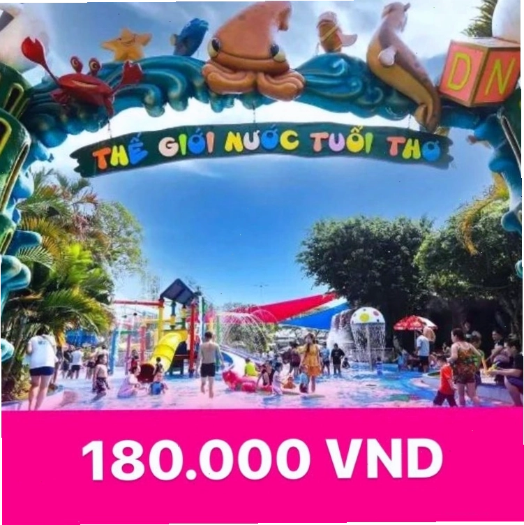 Giá vé Công viên Nước Đầm Sen cho người cao từ 0.8m đến 1m4