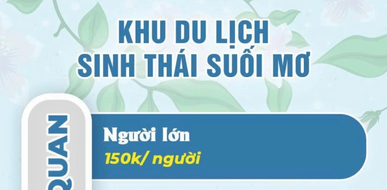 Giá vé Suối Mơ 2026: Khám Phá Thiên Đường Giải Trí Đồng Nai