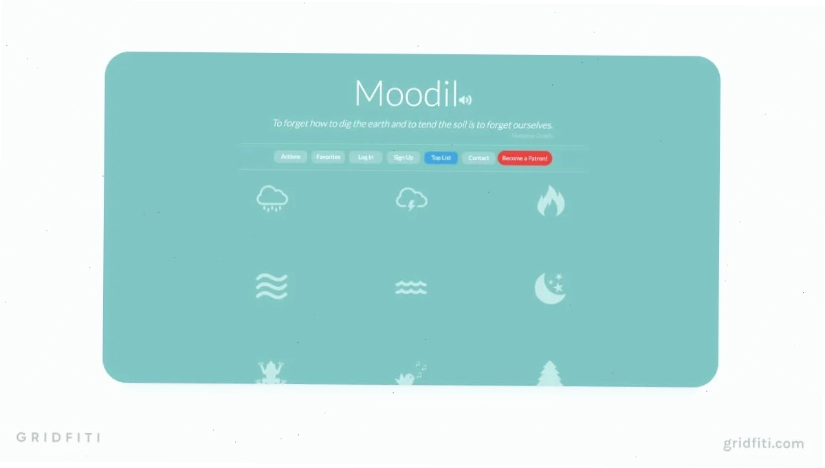 Giao diện ứng dụng Moodil tương tự I Miss My Cafe