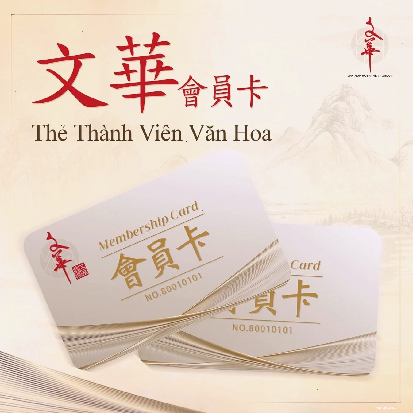Giới thiệu thẻ thành viên tại Nhà hàng Vạn Hoa