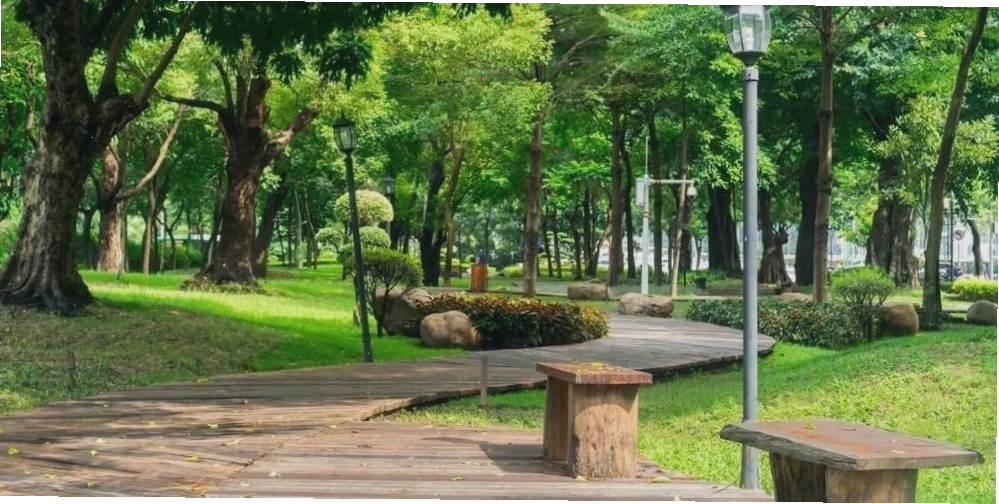 Góc công viên xanh mướt tại Tao Đàn