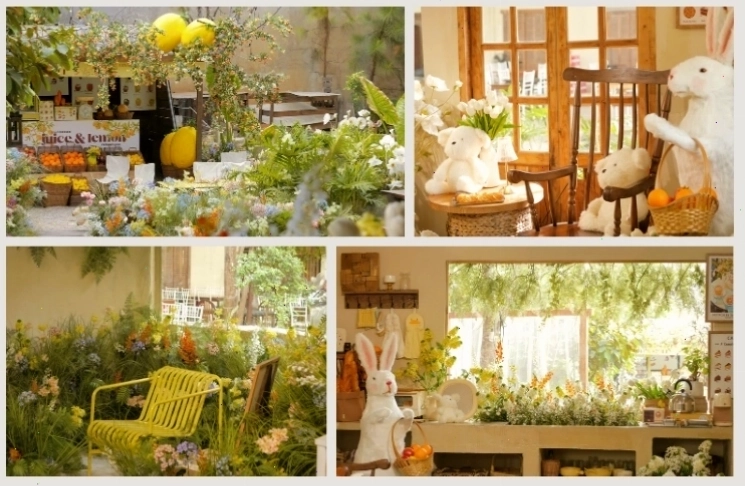 Góc decor ấn tượng tại Saha Coffee