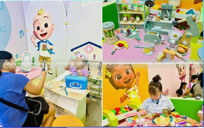 Góc hướng nghiệp cho bé tại JJ Playground giúp trẻ khám phá sở thích