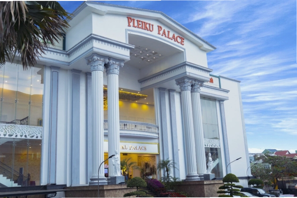 Góc nhìn toàn cảnh sảnh tiệc Pleiku Palace