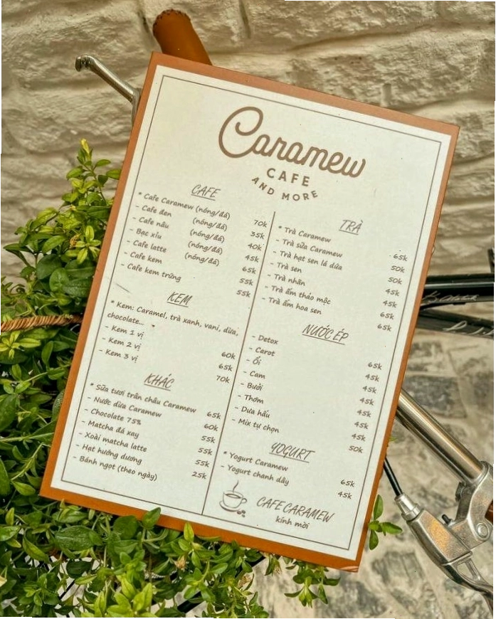 Góc nhìn tổng thể Caramew Cafe với kiến trúc độc đáo