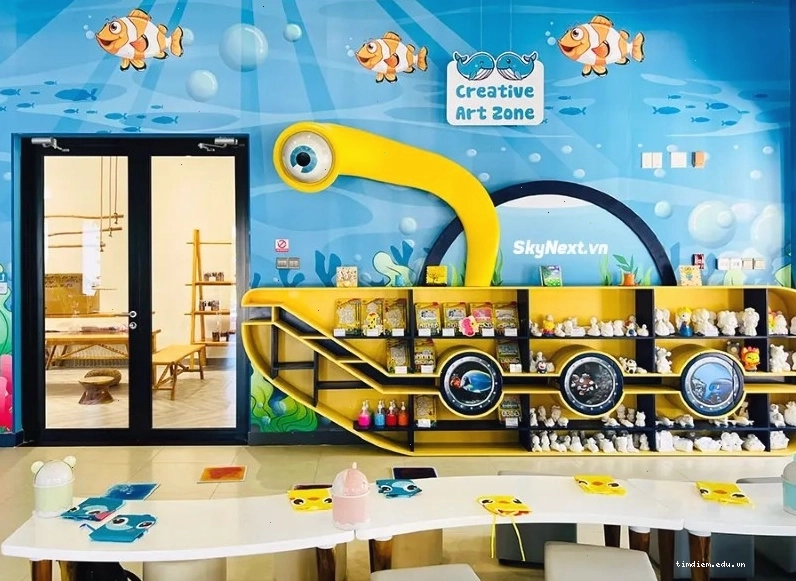 Góc sáng tạo và vui nhộn cho bé tại khu vui chơi trong nhà của Meliá Hồ Tràm Beach Resort