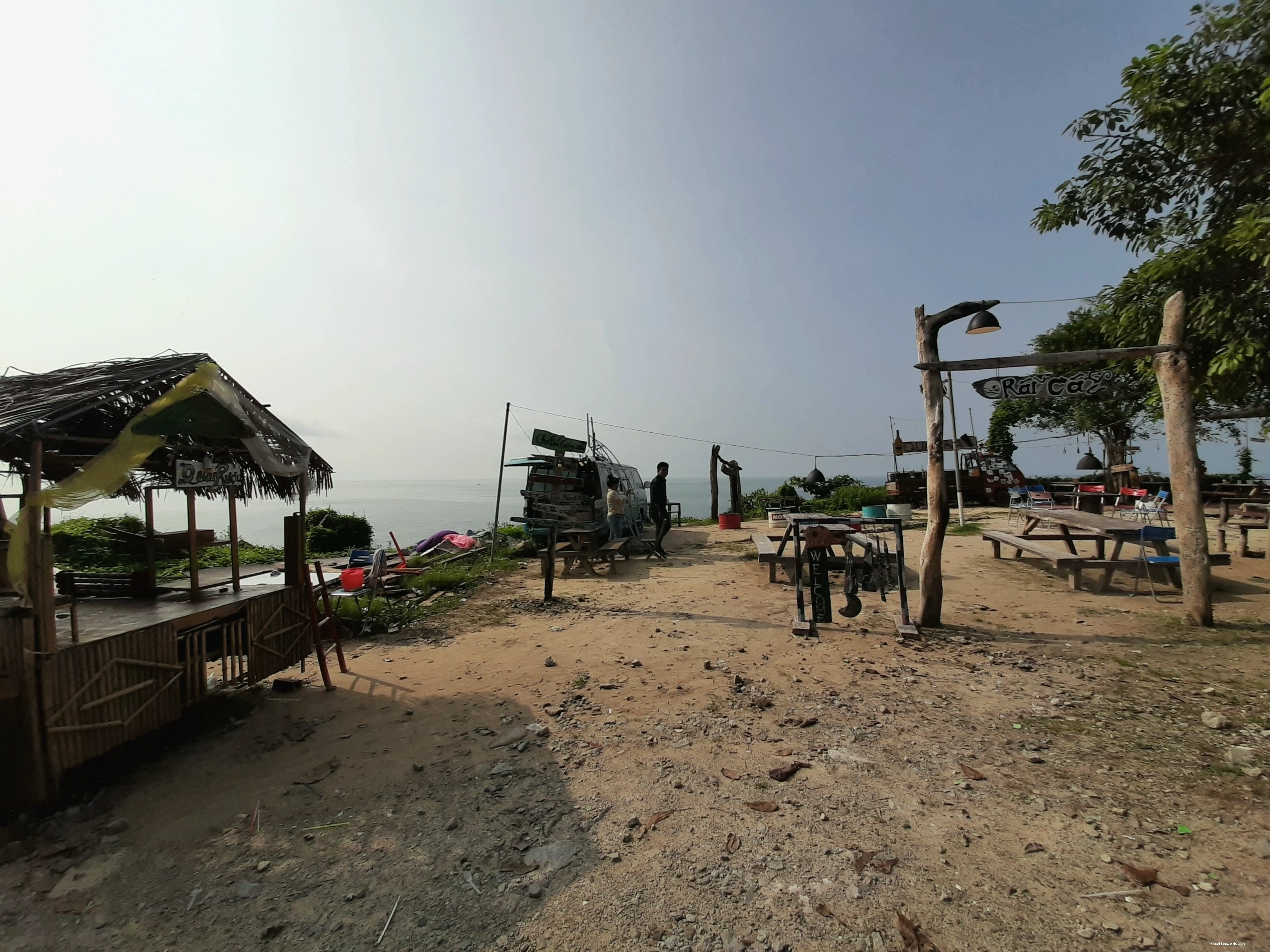 Góc trang trí độc đáo tại Rái Cá Homestay