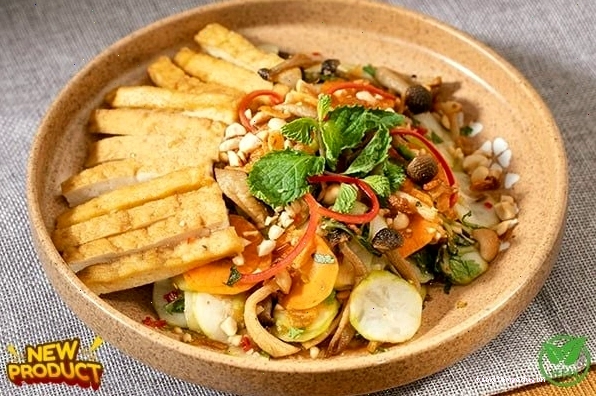 Gỏi phù trúc cóc non - món khai vị thanh mát tại Hoàng Yến Vietnamese Cuisine
