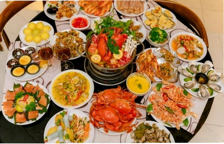 Hải sản tươi ngon tại Bay Seafood Buffet