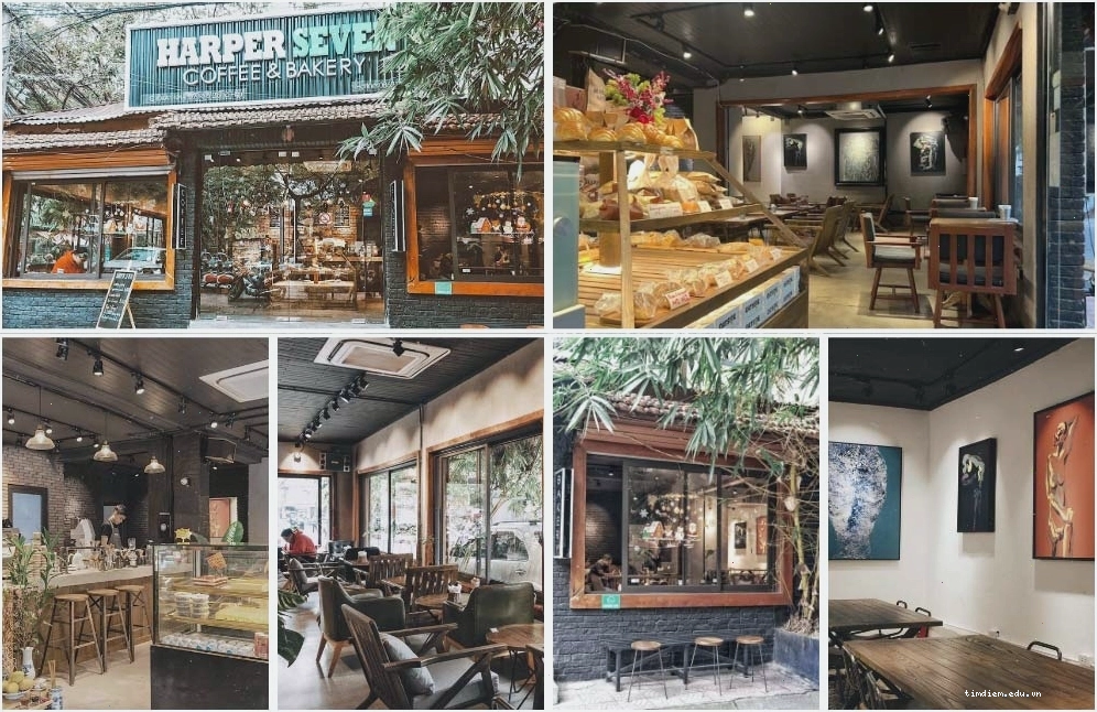 Harper Seven Coffee & Bakery với không gian trang nhã