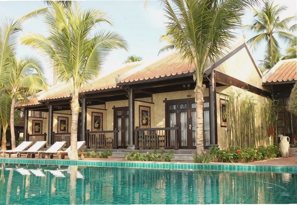 Hình ảnh tổng quan về phòng nghỉ tại Lotus Village Resort Mũi Né