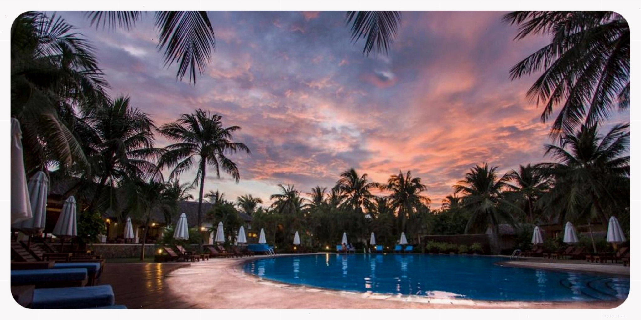 Hồ bơi ngoài trời Blue Ocean Resort Mũi Né