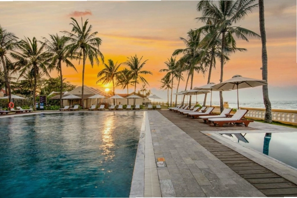 Hồ bơi nổi bật tại Victoria Hội An Beach Resort & Spa
