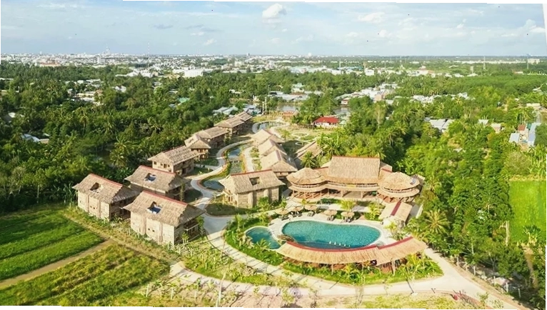 Hồ bơi tại Can Tho Ecolodge Resort