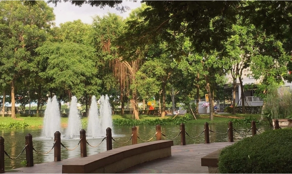 Hồ sinh thái tại Công viên Celadon City