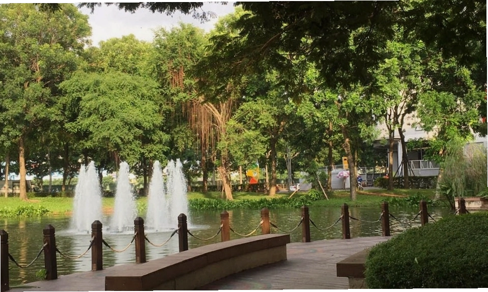 Hồ sinh thái tại công viên Celadon City
