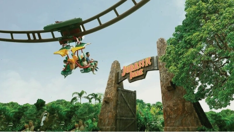 Hòa mình vào kỷ nguyên khủng long tại khu The Lost World, Universal Studios Singapore