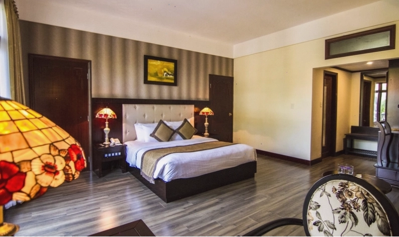 Hoàng hôn tuyệt đẹp nhìn từ Sun Spa Resort