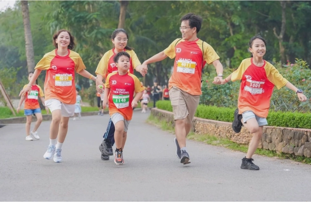 Hoạt động chạy bộ quanh Công Viên Thống Nhất