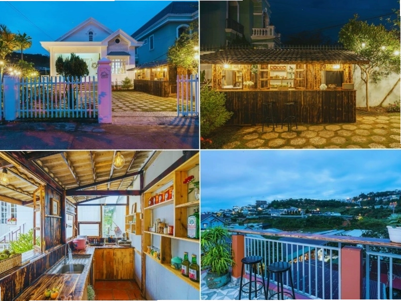 Homestay Bình An, view nhìn ra thành phố Đà Lạt