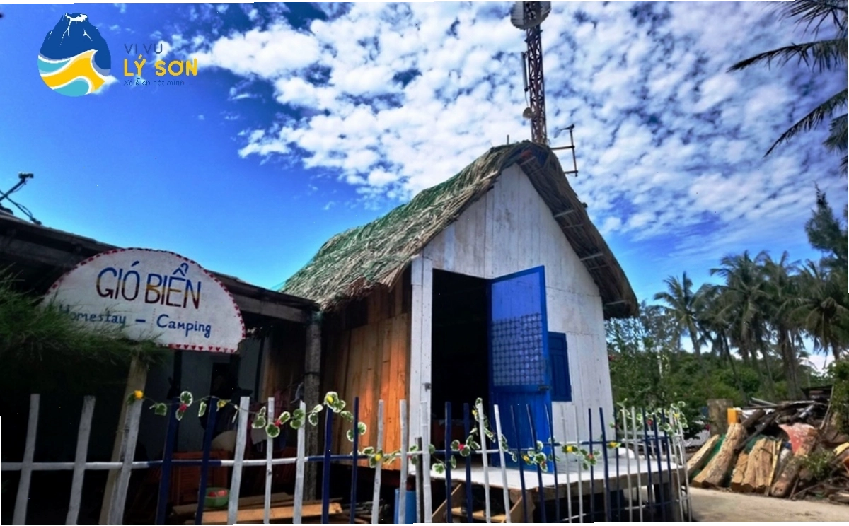 Homestay Gió Biển đảo Bé Lý Sơn với view biển xanh mướt