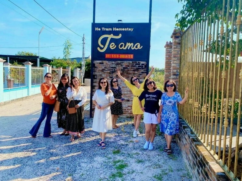Homestay Hồ Tràm với không gian thoáng đãng