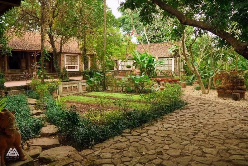 Homestay Jungle House với kiến trúc cổ kính giữa không gian xanh mướt