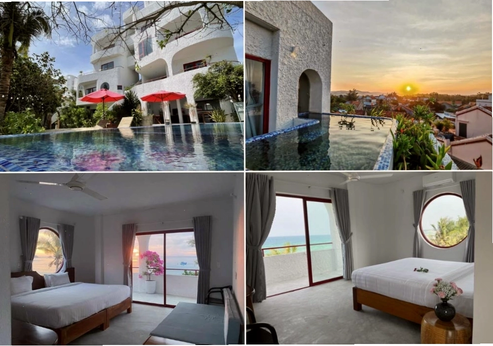 Homestay Phú Yên ven biển sở hữu đến hai hồ bơi riêng biệt
