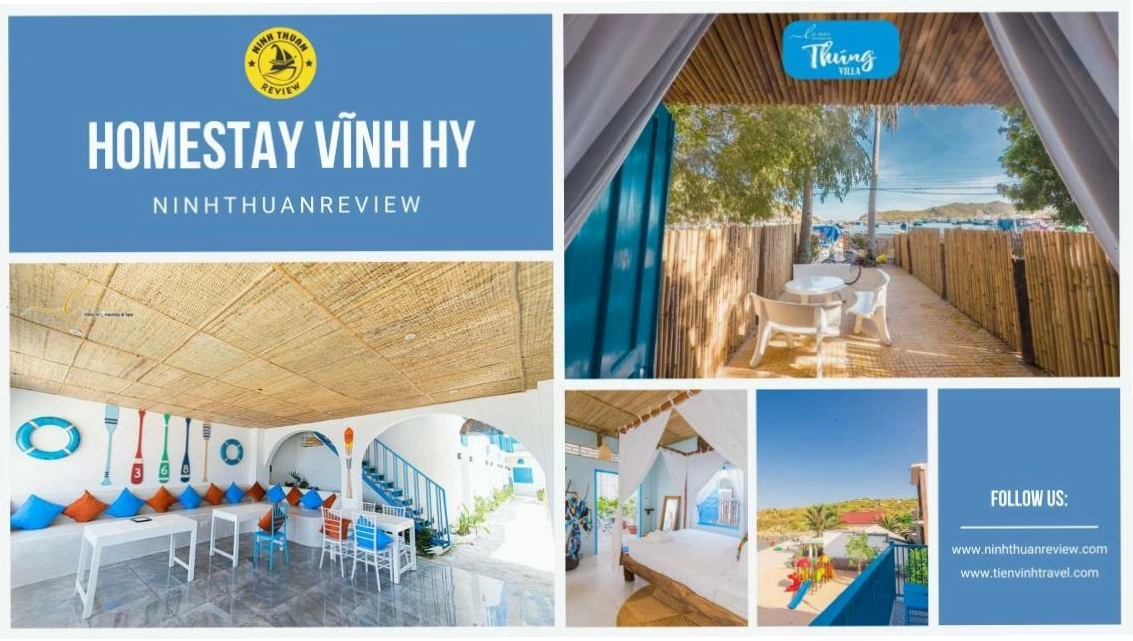 Homestay Vĩnh Hy với cảnh quan đẹp