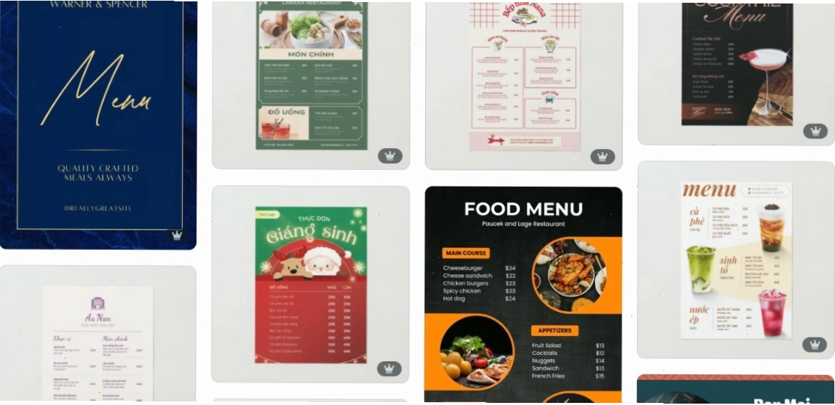 Hướng dẫn thiết kế menu nhà hàng thu hút và chuyên nghiệp