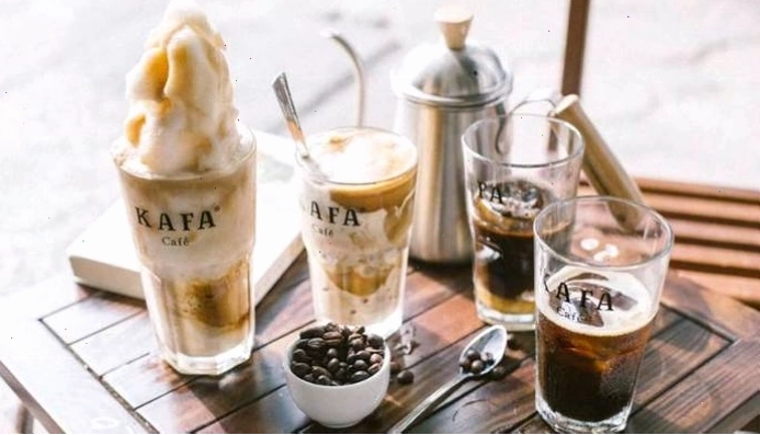 Kafa Cafe Trần Nguyên Đán, một trong những địa điểm thuộc chuỗi Kafa Cafe Hà Nội