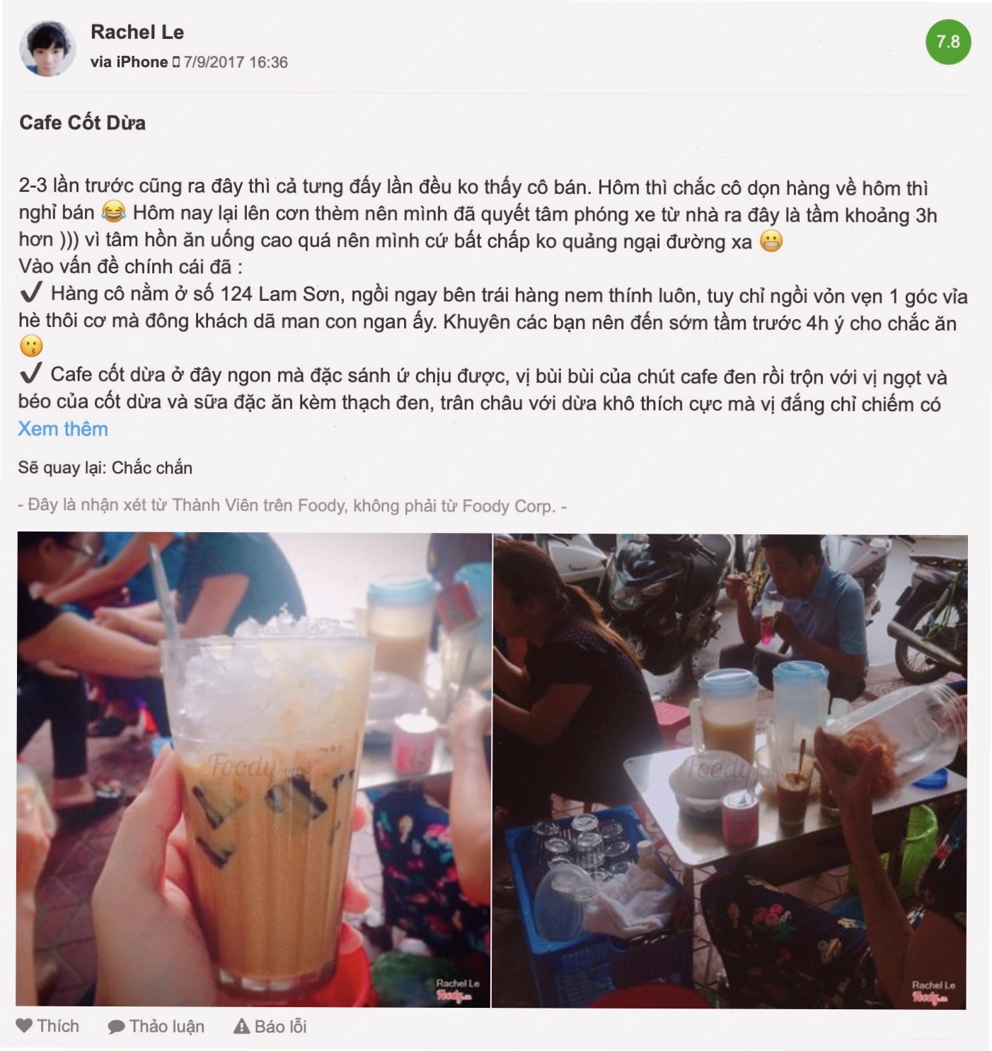 Khách hàng đang thưởng thức đồ uống