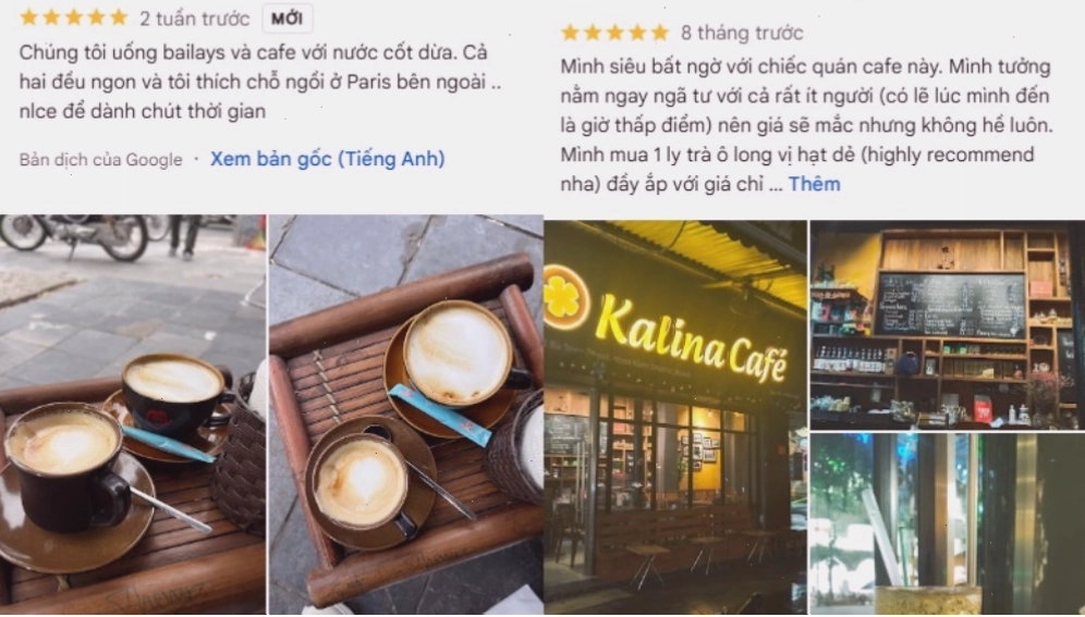 Khách hàng đánh giá cao cà phê ngon và giá cả hợp lý