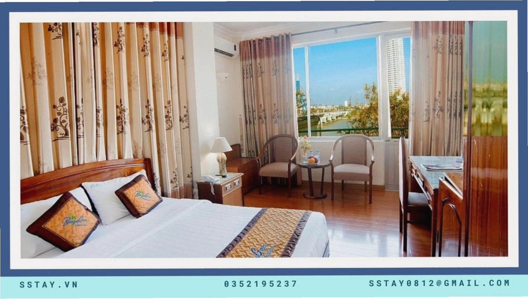 Khách sạn Bamboo Green Riverside Đà Nẵng với thiết kế ấm cúng