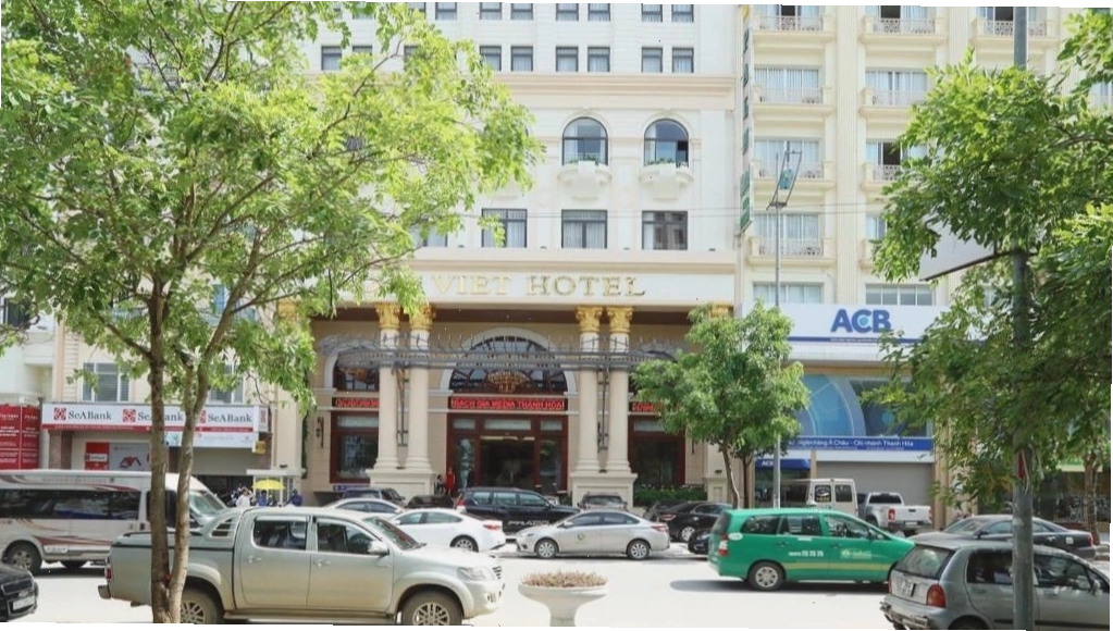 Khách sạn Đại Việt Thanh Hóa nhìn từ bên ngoài