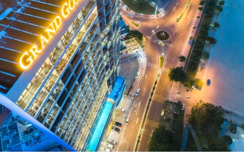 Khách sạn Grand Gosia Nha Trang nhìn từ xa