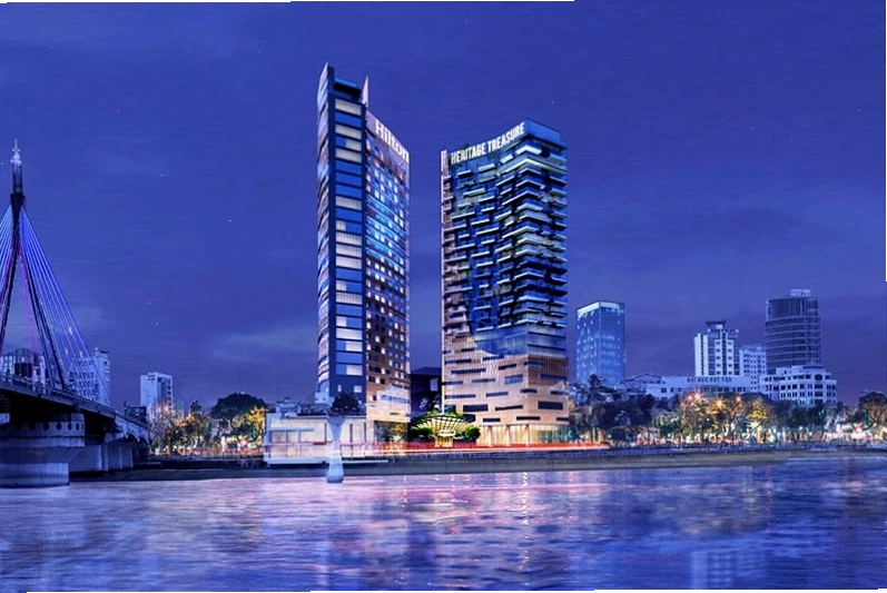 Khách sạn Hilton Đà Nẵng nhìn ra sông Hàn