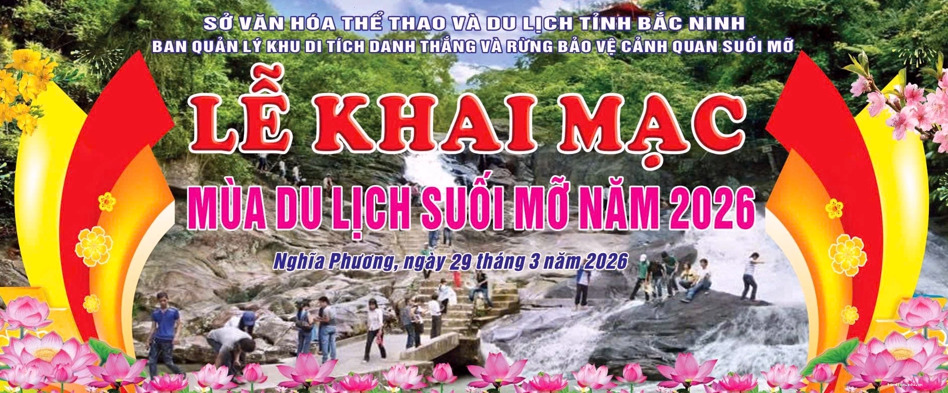 Khai mạc mùa du lịch Suối Mỡ, hưởng ứng Festival