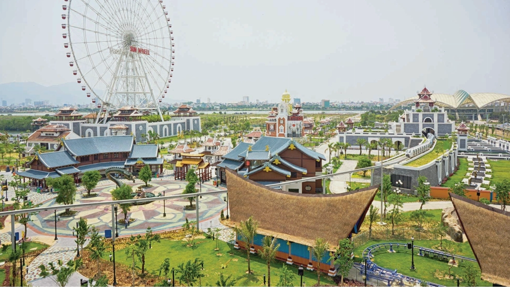 Khám phá nét văn hóa độc đáo của Công viên Châu Á (Asia Park) qua các khu vực kiến trúc
