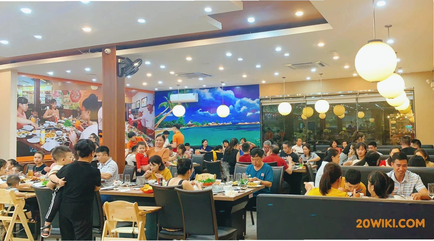 Không gian ấm cúng bên trong nhà hàng Thành Công BBQ Hotpot Buffet