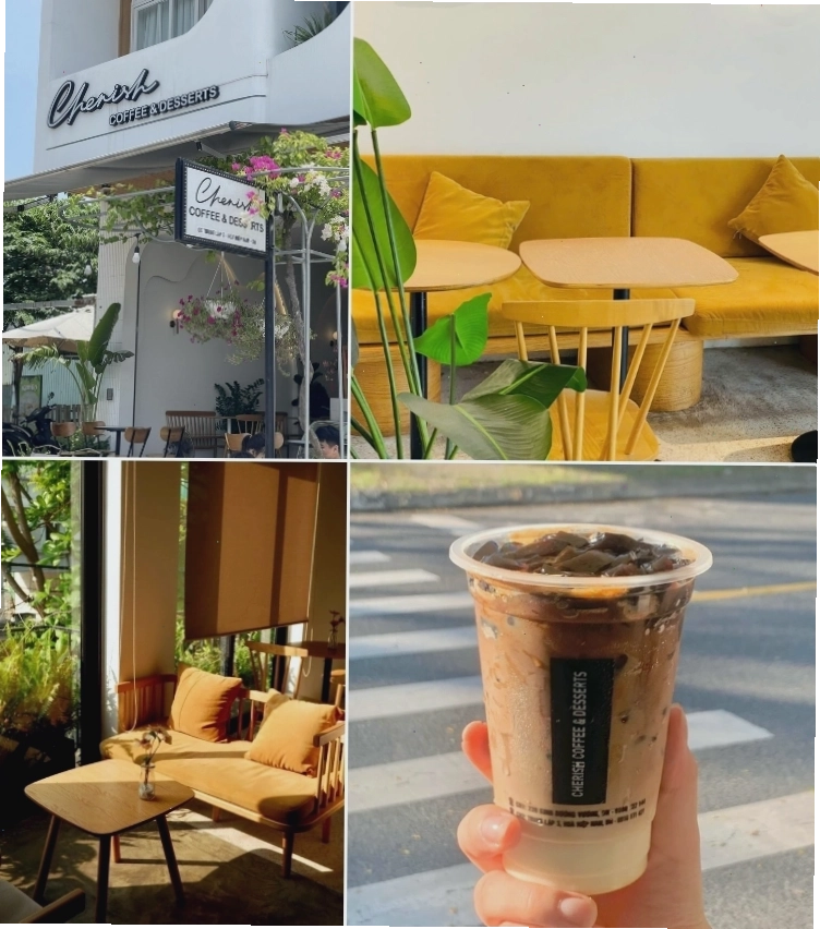 Không gian ấm cúng tại Cherish Coffee & Desserts