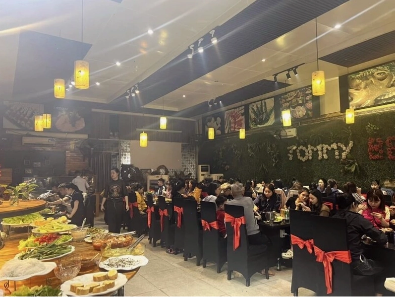 Không gian ấm cúng tại nhà hàng Tommy BBQ Hải Dương