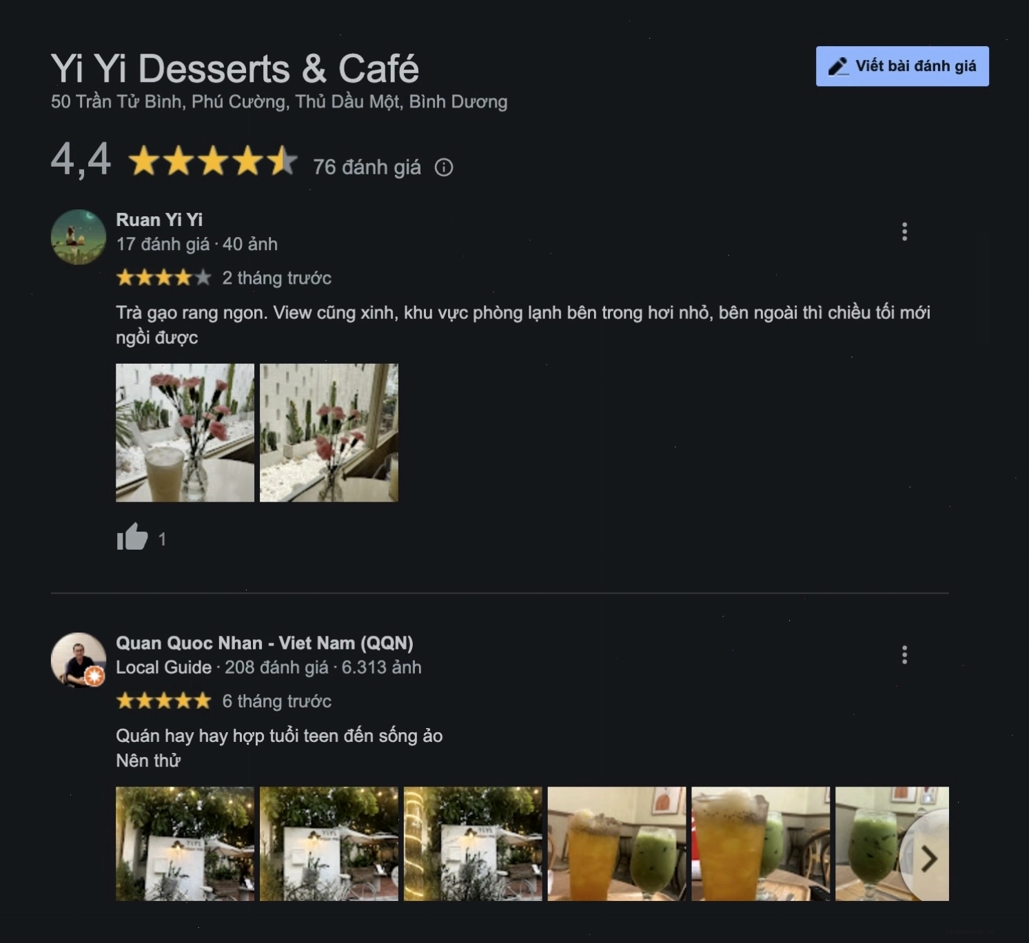 Không gian ấm cúng và sang trọng của Yiyi