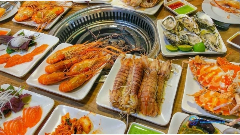 Không gian ẩm thực Thái Lan - Hong Kong tại Siam Chang buffet Hưng Yên