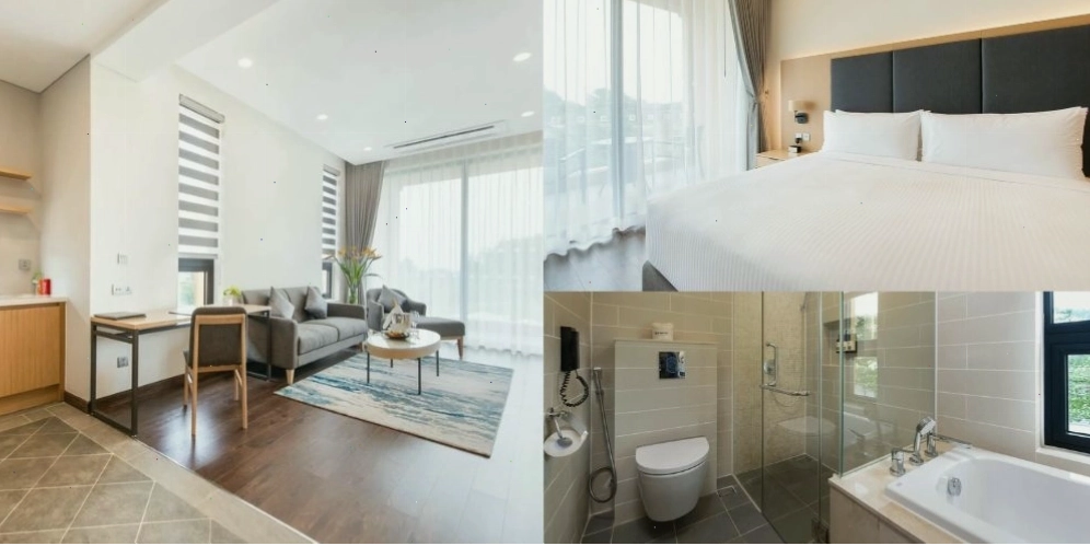 Không gian bên trong phòng Resort Junior Suite tại Wyndham Sky Lake Resort & Villas