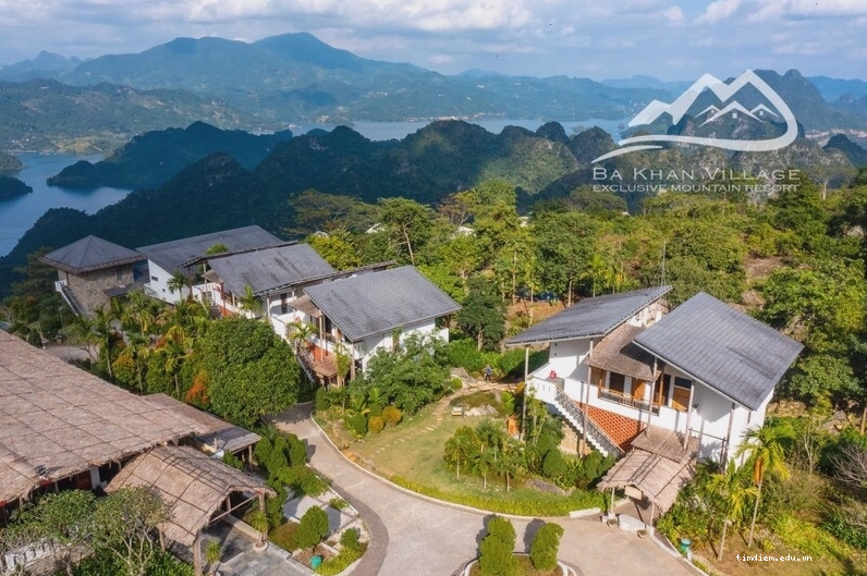 Không gian bungalow ấm cúng tại Bakhan Village Resort