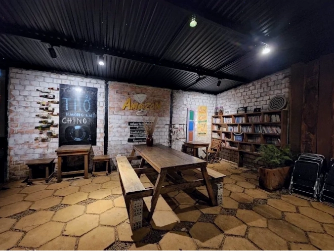 Không gian chung ấm cúng tại Chino Homestay Măng Đen