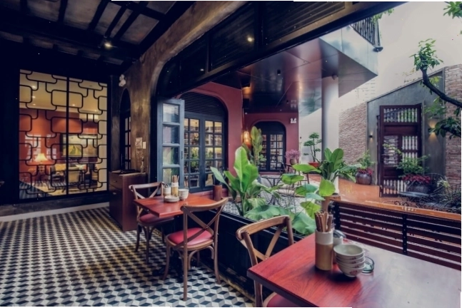 Không gian cổ điển Maison Mận Đỏ