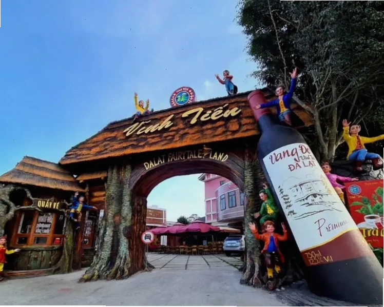 Không gian cổ tích tại Fairytale Land Đà Lạt