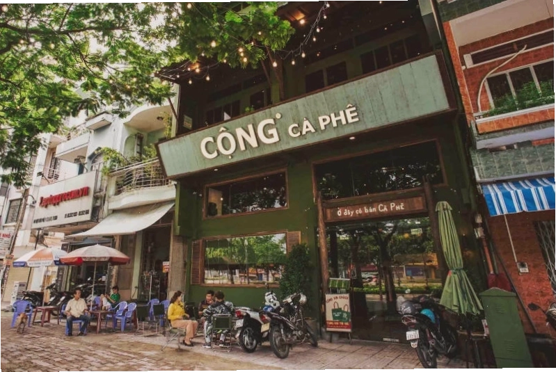 Không gian Cộng Cà Phê với view đẹp